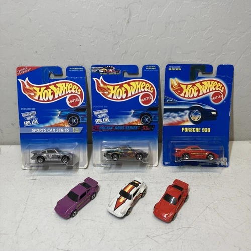 Vintage Hot Wheels Porsche Cars ~ Lot of 6 ~ 1990's