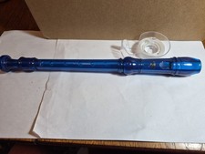 FIRST ACT BLUE RECORDER / Flute With Pouch Tested Works Make Music Kids Or Adult