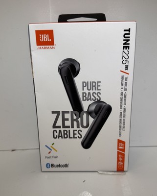 JBL Tune 225TWS Headphones - Fast Pair - Bluetooth - Pure Bass - 25 hr Battery
