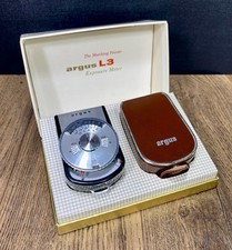 Vintage  1960s  Argus L3 Exposure Meter  Model No. 609  In Original Box
