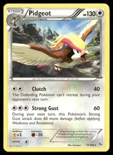 Pidgeot 77/106 Rare Flashfire Pokemon Moderately Played