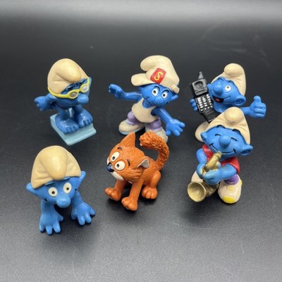 6 Schlümpfe Serie 1996 Schleich Schlumpf Smurf 20436 20440 20441 20438 20437 usw