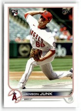 Janson Junk 2022 Topps Los Angeles Angels Rookie #594