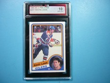 1984/85 O-PEE-CHEE NHL HOCKEY CARD #251 KEVIN LOWE KSA 10 GEM MINT 84/85 OPC