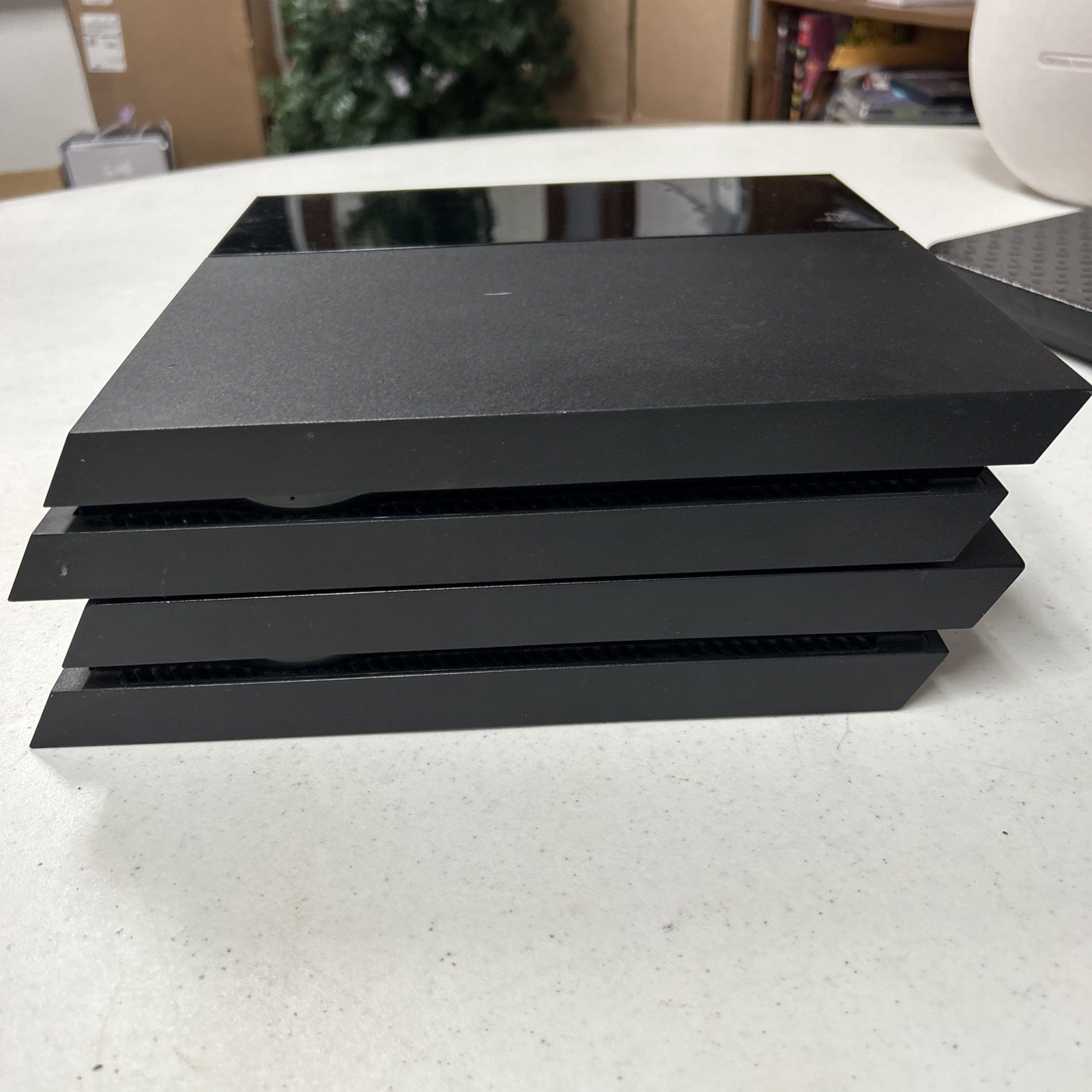 Lot Of 2 Defective Sony PlayStation 4 PS4 Black System Console Only For Parts