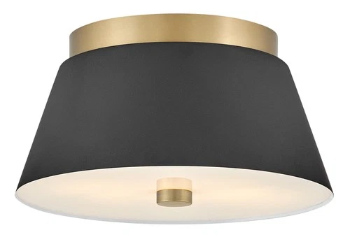 Lark 83511 Tess 2 Light 11"W Flush Mount Ceiling Fixture - Black - Picture 7 of 7