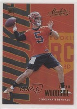 2018 Panini Absolute Rookie Spectrum Orange 3/65 Logan Woodside #113 fm0