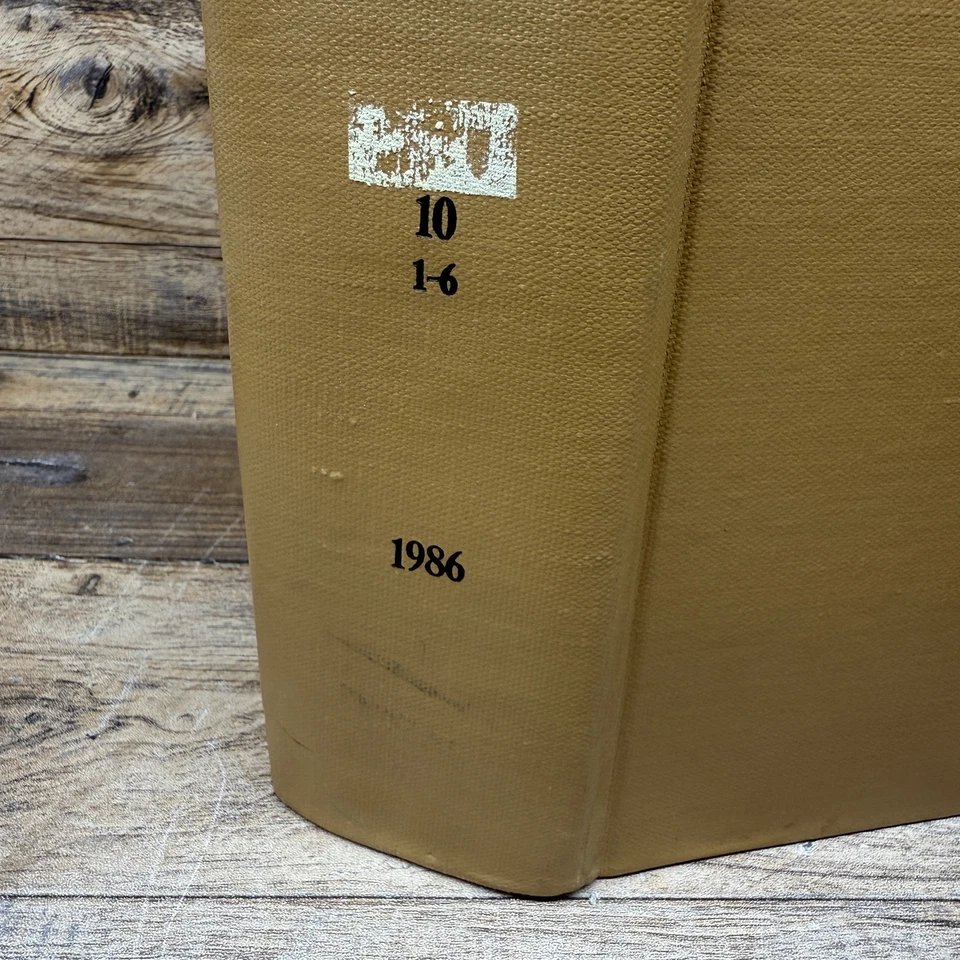 Vtg Military Technology 1986 Vol 10 Issues 1-6 Hardcover Naval War College Book - Image 3 of 4