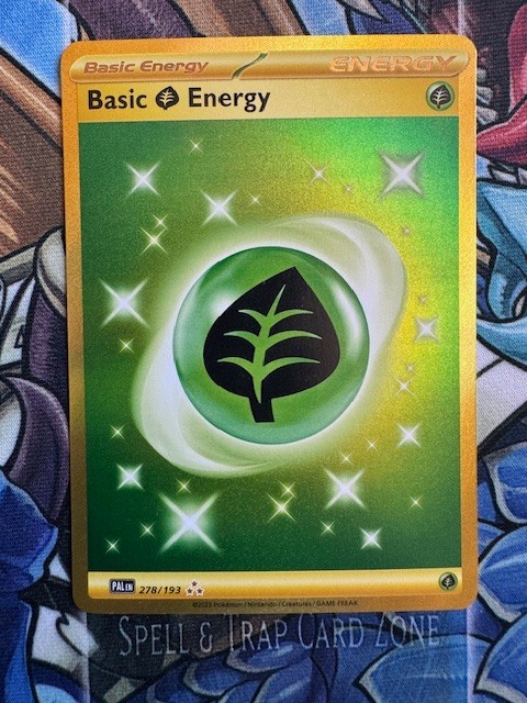 Basic Grass Energy 278/193 Pokemon TCG  Paldea Evolved Hyper Rare