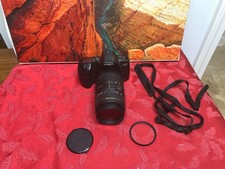 Minolta Maxxum 400Si 35mm SLR Camera W/ Zoom Lens macro 70-300mm 1:4-5.6 - Works