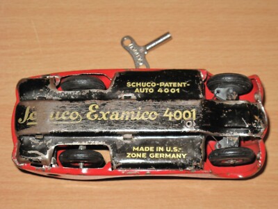 Schuco Examico 4001 Red Germany Made in US Zone Original Vintage