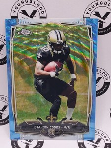 2014 Topps Chrome Blue Wave Rookie #149 BRANDIN COOKS RC  New Orleans Saints