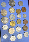 World Coin Lot - 21 Unique Countries and Territories, no canada/mainland england
