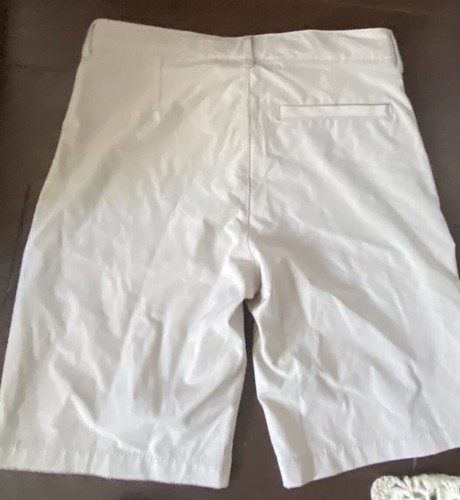 Old Navy Dry Quick Tech Khaki Shorts Boys 12 Xl Hybrid Tan Stretch Golf Uniform - Picture 5 of 7