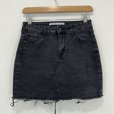 Celebrity Pink Mini Skirt Women 26 Black Deni...