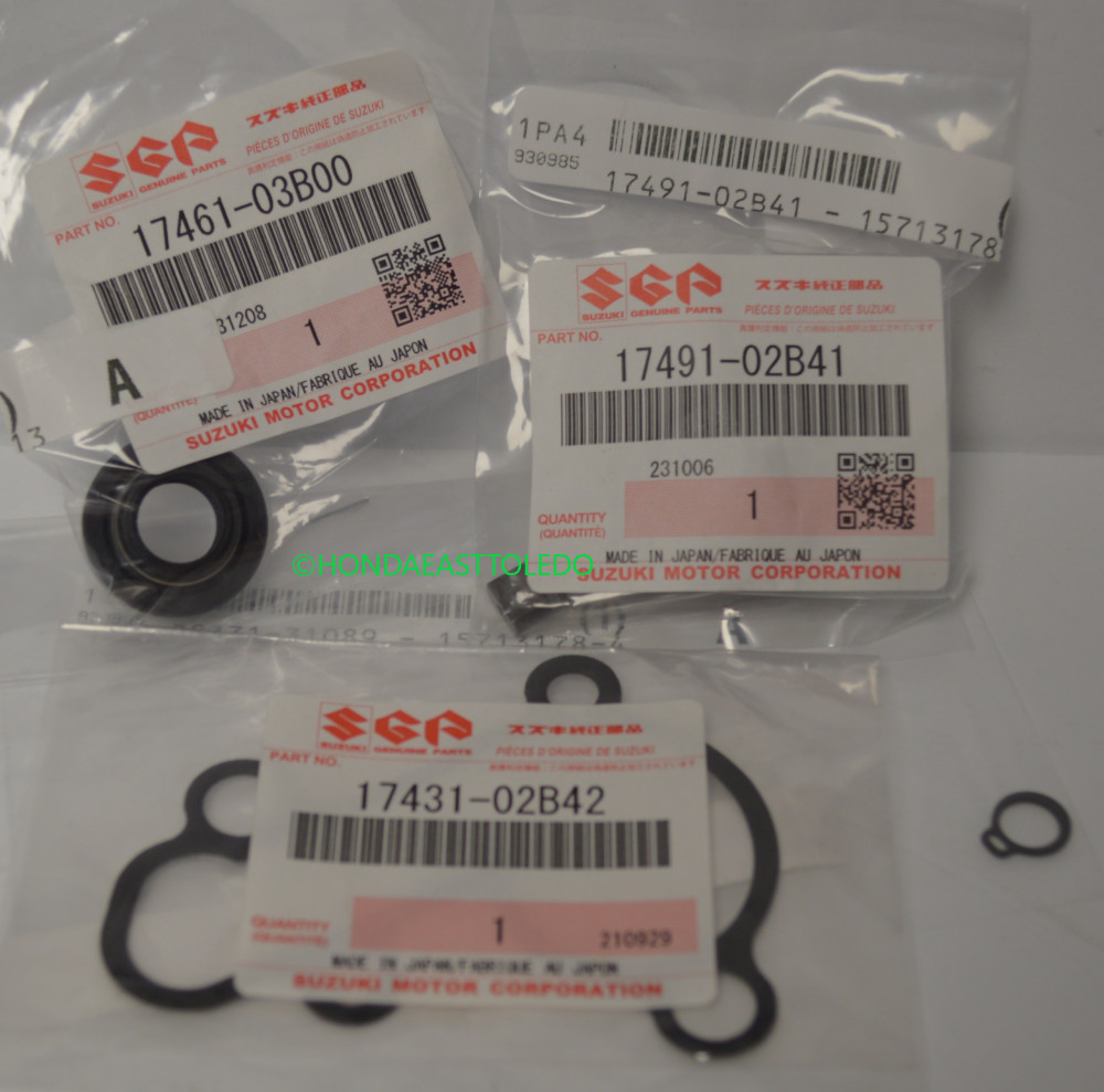 Suzuki OEM Water Pump With Gasket Kit 86-01 RM80 02-23 RM85 RM85L 17491-02B41