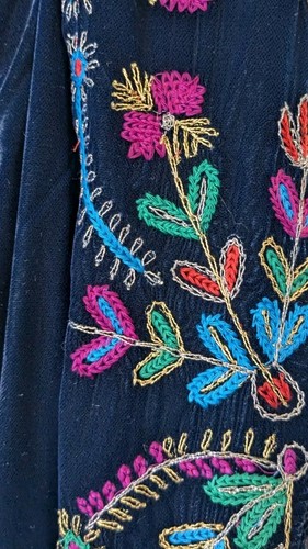 Boden Altheda Floral Embroidered Coat Navy Blue UK10 BNWT RRP£250 - Picture 10 of 13