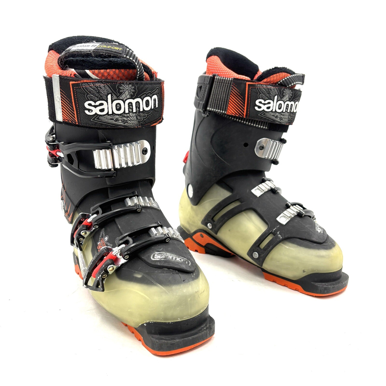 Scarponi da sci alpino Salomon Quest 90 neri downhill uomo taglia Mondo 26 5