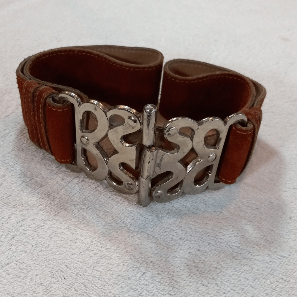 Genuine Leather Handmade Solid Connected Buckle B… - image 2