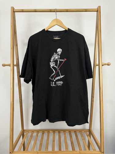 Lil Peep Schemaposse Sensenmann Hip Hop Rap Merch T-Shirt RAR Größe 3XL - Bild 1 von 6