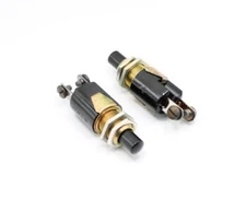 (10pcs) 8411K12 Eaton Momentary Push Button Switch SPST 8411 K12 Black N.O.