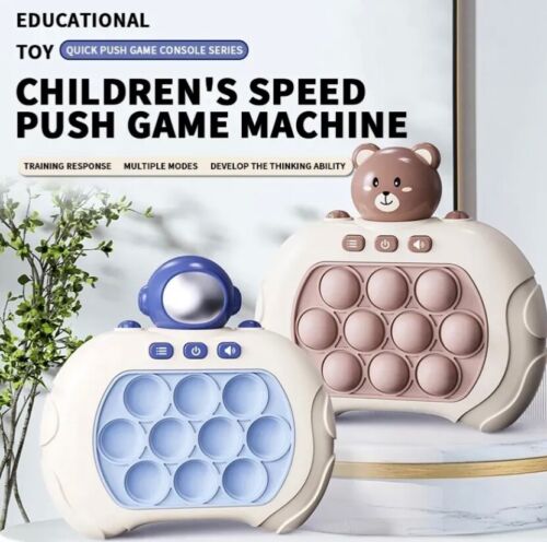 Early Education Game Console Pop it Fidget Toy Fast Push Game Decompression Toy - Picture 1 of 7