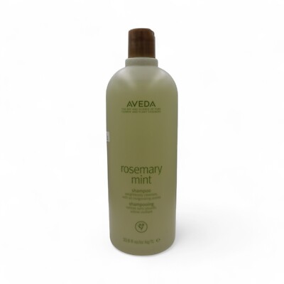 Aveda Rosemary Mint Shampoo 1 Liter 33.8oz Invigorating Cleansing Hair Care