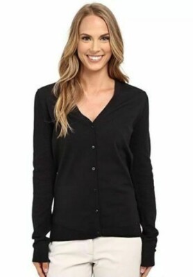 Nike Golf schwarze Strickjacke WMNS Sport Langarm Pullover 725651 010 
