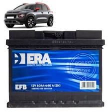 Batteria 60Ah EFB per Citroen C3 Aircross 1.2 Puretech benzina 2017+