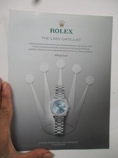 foto di orologio rolex oyster perpetual lady datejust platino immagine 7x9 pollici