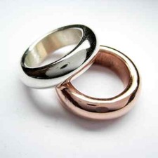 fedone argento 925 rodiato anallergico modello Dodo gioielli uomo donna