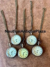 Vintage Antike Messing Taschenuhr Berlin 1936 Maritim Marine Geschenk 5 St&uuml;ck