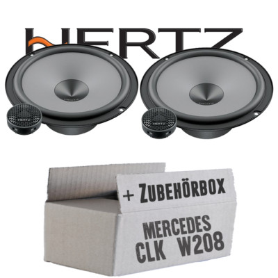 Hertz Lautsprecher Komposystem PKW KFZ Einbauset für Mercedes CLK W208 Front