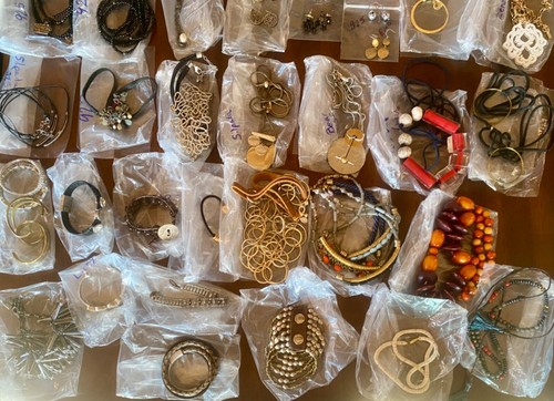 38ps Designer Jewelry Lot 925 Sterling Silver Genuin Leather Pearl Silpada High - Picture 2 of 17