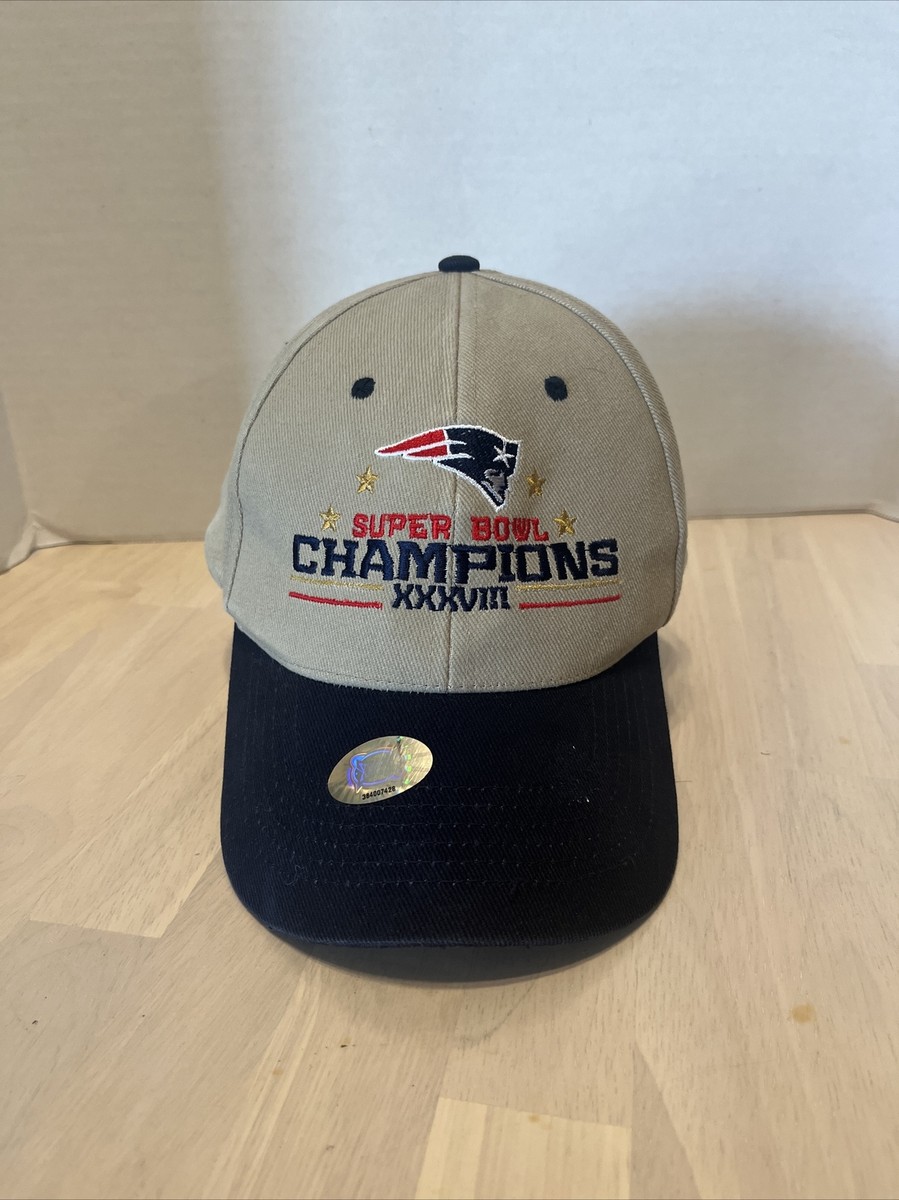 Vintage New England Patriots Super Bowl XXXVIII AFC Champions Hat
