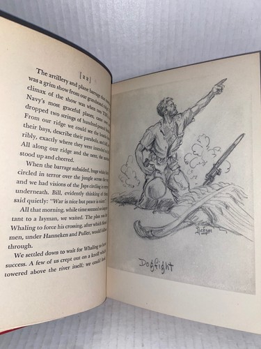 Into The Valley a skirmish of the marines By John Hersey 1ST ED. Hardcover- G8 - Picture 12 of 23