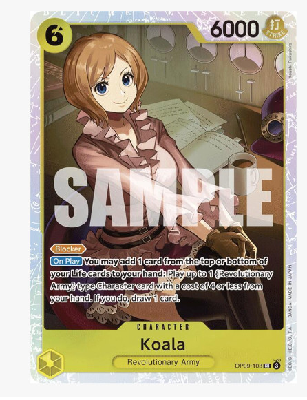 Koala - OP09-103 - SR - Foil One Piece Card Game
