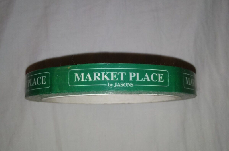 One New Vintage Roll Of: Market Place By Jasons Logo Tape
