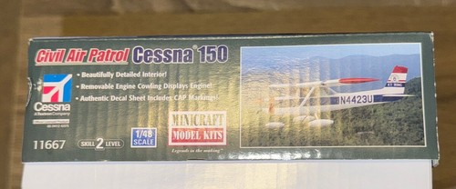 Kit modelo de avión de patrulla aérea civil Minicraft 1/48 Cessna 150 - Imagen 3 de 3