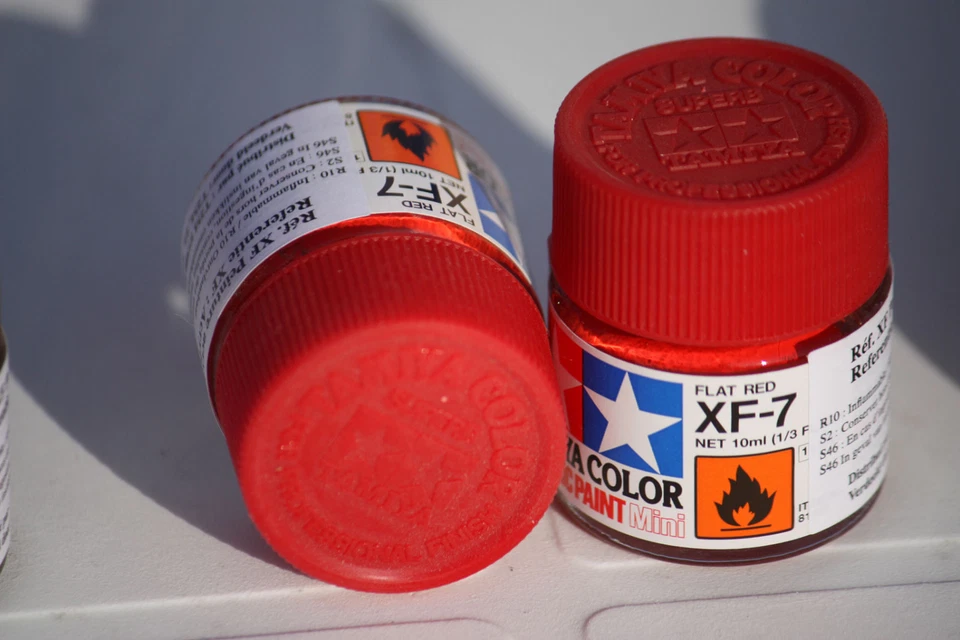 Tamiya Peinture Pot 10ml XF7 Rouge Mat