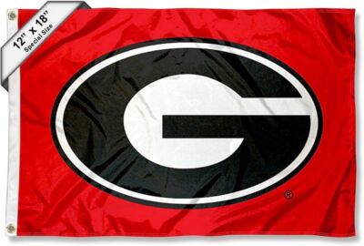 Sewing Concepts UGA 12x18 Inch SS Red With Black & White G Boat
