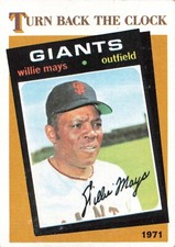 Willie Mays HOF San Francisco Giants 1986 Topps Baseball Card #403 TBTC