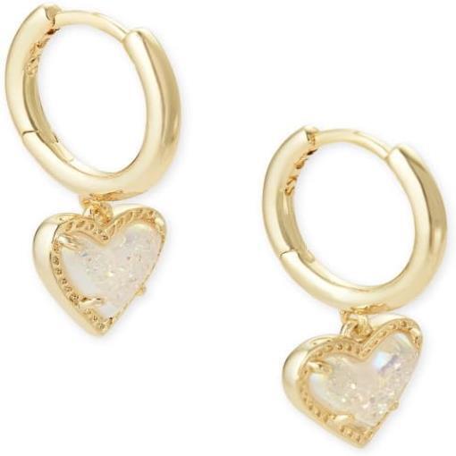 Women's Scott Ari Heart Huggie Earrings - Trendy Fashion Jewelry-image