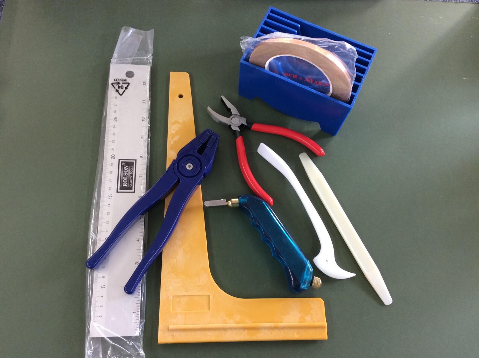 Stained glass tools/supplies Stained glass starter kit d eBay