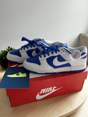 Size 9.5 - Nike Dunk Low Racer Blue 2022 Ebay Certified Brand New Retro