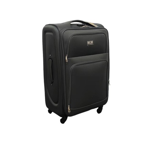 LARGE 28 Inch Lightweight Luggage Soft Shell Suitcase 4 Wheel Bag Expandable - Picture 13 of 29