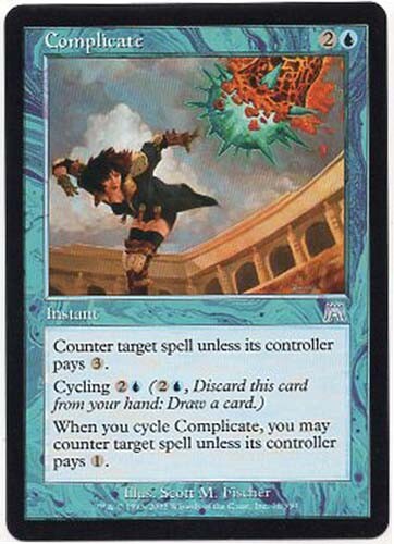 COMPLICATE X1  MAGIC MTG ONSLAUGHT EXCELLENT (EX) 2002