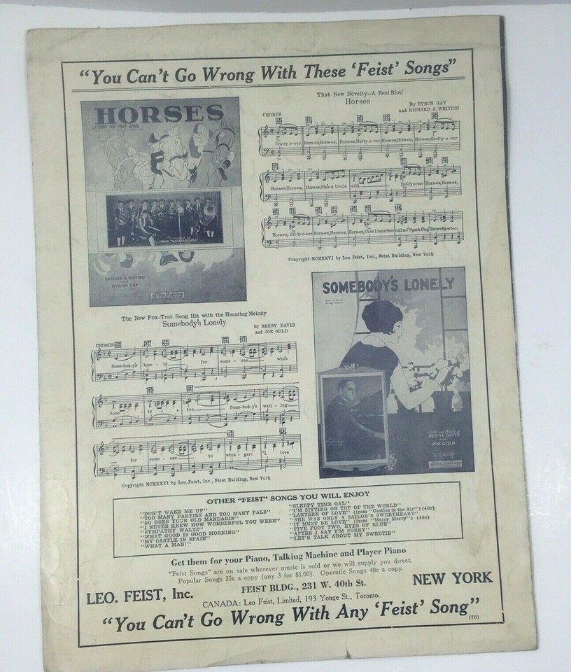 Hello, Aloha! How Are You? 1926 Hawaiian Fox Trot Song Sheet Music Leo