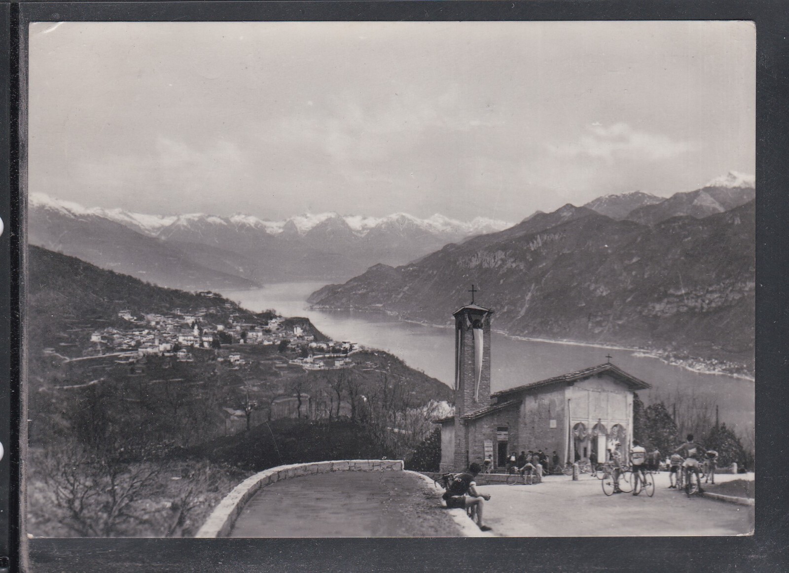 Cartolina Magreglio il Santuario del Ghisallo CICLISTI CB1102