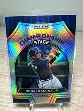 RONALD ACUNA JR. 2022 PANINI PRIZM SILVER CHAMPIONSHIP STAGE Q2853